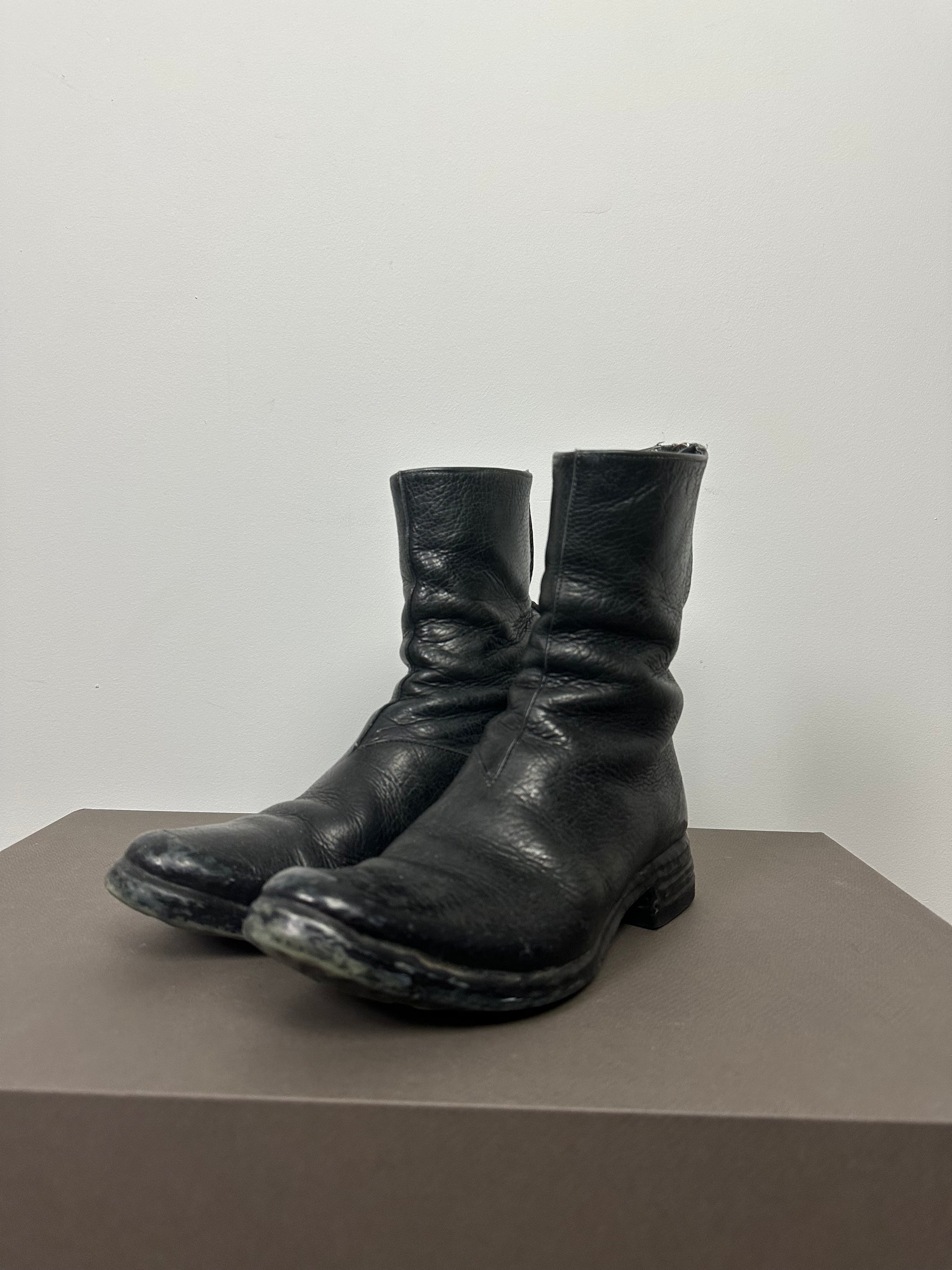 【Raucohouse】Bailey leather strap long boots Raucohouse】Bailey leather strap long boots