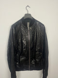 FW20 ‘PERFORMA’ Acid Lambskin Bomber Jacket