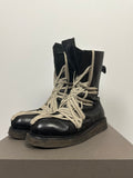 SS20 ‘TECUATL’ Megalace Pentalace Crepe Sole Boots