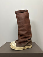 FW14 ‘MOODY’ Reverse Leather Elephant Boots