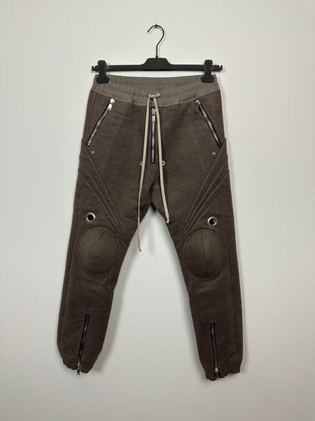 FW20 ‘PERFORMA’ Felted Knee-Pad Biker Joggers