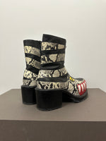 Hyper Glam Snake Boots