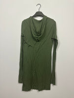 FW21 ‘GETHSEMANE’ Green Micro Rib Hoodie