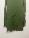 FW21 ‘GETHSEMANE’ Green Micro Rib Hoodie