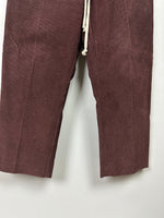 FW20 ‘PERFORMA’ Burgundy Corduroy Pants