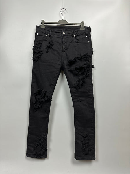 DRKSHDW Slashed Detroit Cut Denim – SHOPTHROAT.COM