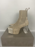 Dust Suede Bevel Kiss Boots