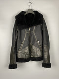 FW08 STAG Mixed Leather Shearling Geo Jacket