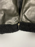 FW08 STAG Mixed Leather Shearling Geo Jacket
