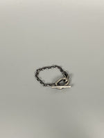 Blackened Sterling Chain Link Bracelet