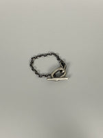 Blackened Sterling Chain Link Bracelet