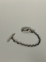 Blackened Sterling Chain Link Bracelet