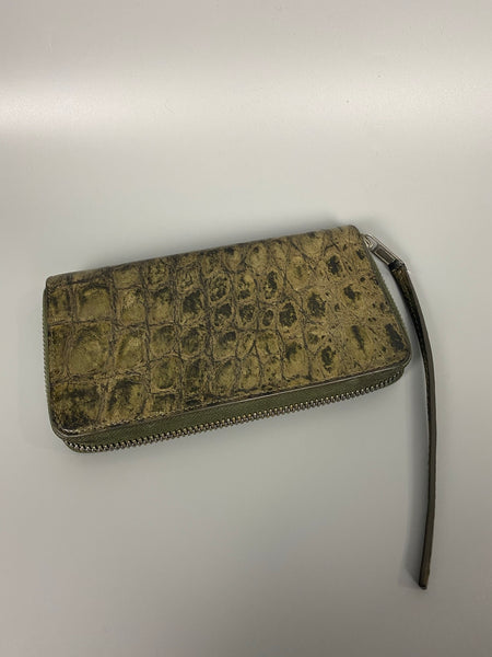 SS17 'WALRUS' Alligator Leather Zip-around Wallet