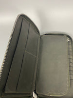 SS17 'WALRUS' Alligator Leather Zip-around Wallet
