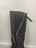 FW11 LIMO Reverse Leather Spiral Zip Boot