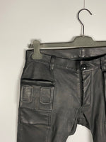 FW14 'MOODY' No-flap Lambskin Memphis Pants