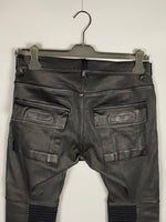 FW14 'MOODY' No-flap Lambskin Memphis Pants
