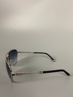 'Wrecked Em' Silver Sunglasses