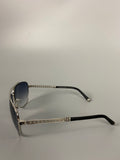 'Wrecked Em' Silver Sunglasses