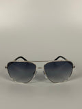 'Wrecked Em' Silver Sunglasses
