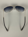 'Wrecked Em' Silver Sunglasses