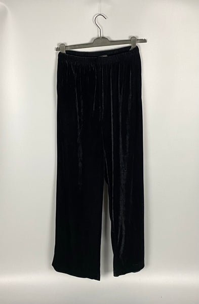 Demna Gvasalia Wide Velour Runway Trousers