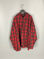 FW18 Oversized Hooded Zip Flannel