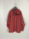 FW18 Oversized Hooded Zip Flannel