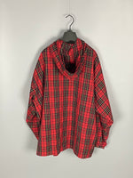 FW18 Oversized Hooded Zip Flannel