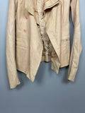 Blistered Leather Biker Jacket