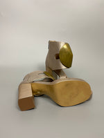 SS13 ‘ISLAND’ Gold Embellished Heeled Sandals