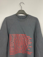 DRKSHDW Schmerzen Poem Sweater