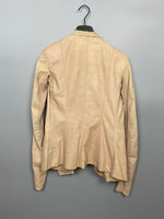 Blistered Leather Biker Jacket