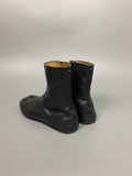 Zip Closure Tabi Leather Socks