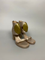 SS13 ‘ISLAND’ Gold Embellished Heeled Sandals