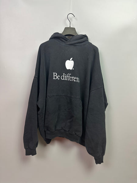 Distressed Be Different Apple Parody Hoodie – SHOPTHROAT.COM